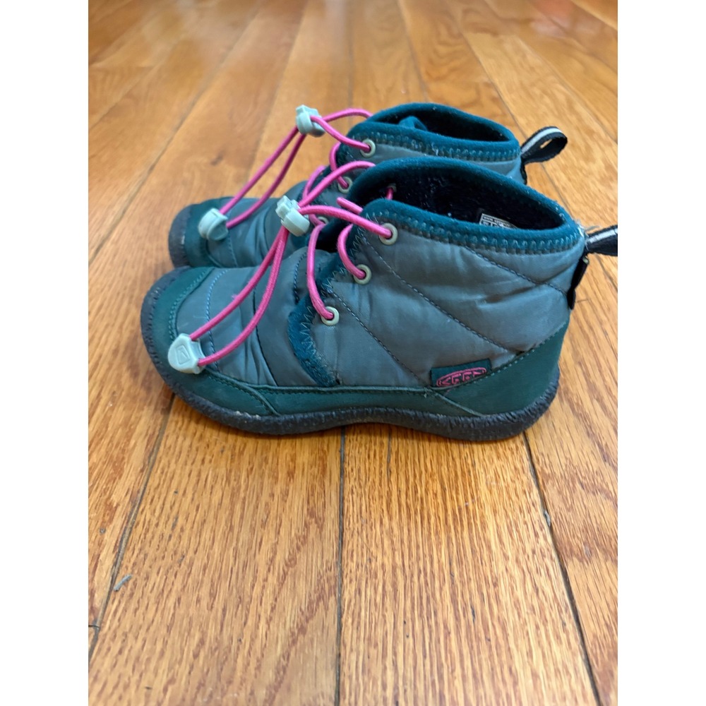 Keen Howser II Waterproof Chukka Boots Teal Pink Kids Size 12 1027755